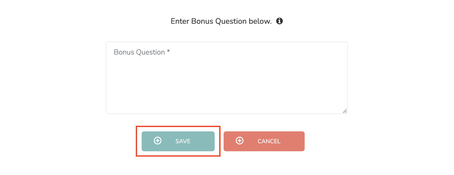 One Bonus Question How to Add a Bonus Question as a District Admin